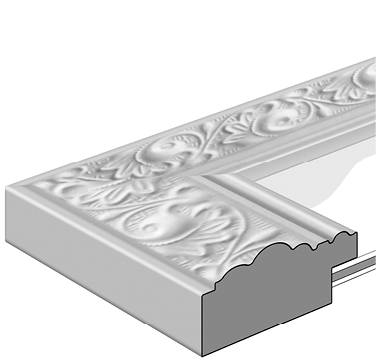 Arabesque 3D-Zeichnung